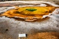 Chromatic Pool at the Yellowstone National Park. Wyoming. USA. Royalty Free Stock Photo