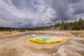 Chromatic Spring, Old Faithful Basin, Yellowstone National Park Royalty Free Stock Photo