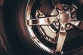 Chrome Car Wheel Royalty Free Stock Photo