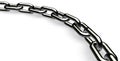 Chrome chain Royalty Free Stock Photo