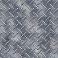 Chrome diamond plate Royalty Free Stock Photo