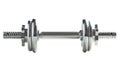 Chrome dumbell Royalty Free Stock Photo