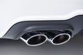 Chrome exhaust pipes