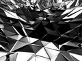 Chrome Metallic Glossy Futuristic Background Royalty Free Stock Photo