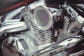 Chrome motorcycle air filter