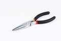 Chrome needle nose pliers Royalty Free Stock Photo