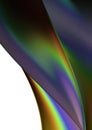 chrome rainbow flowing tribe curtain abstract dramatic modern luxury luxury 3D rendering graphic design elements backgrounds