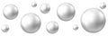 Chrome, silver or aluminum 3d sphere Royalty Free Stock Photo