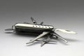 Chrome swiss pocket knife