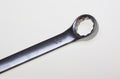 Chrome-vanadium metric spanner, ring spanner, ring wrench Royalty Free Stock Photo