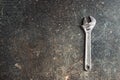 Chrome vanadium wrench. Industrial spanner