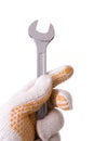 Chrome wrench Royalty Free Stock Photo