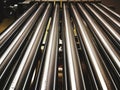 Chromed metal tubes