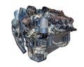 Chromed truck engine Royalty Free Stock Photo