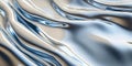 Chromo Silver with Metallic Background, Fluid Gradient Curves Creating an Elegant Abstract Texture Royalty Free Stock Photo