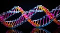chromosome double helix dna Royalty Free Stock Photo