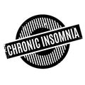 Chronic Insomnia rubber stamp