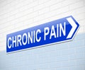 Chronic pain concept.