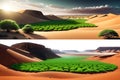 Chronicles of Change: Time-Lapse Photography Depicting the Gradual Transformation of a Landscape - From Lush Greenery to Arid