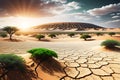 Chronicles of Change: Time-Lapse Photography Depicting the Gradual Transformation of a Landscape - From Lush Greenery to Arid