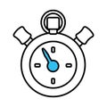 Chronometer counter isolated icon