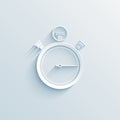 Chronometer paper icon