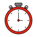 chronometer timer isolated icon Royalty Free Stock Photo