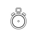 chronometer timer isolated icon Royalty Free Stock Photo