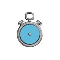 chronometer timer isolated icon Royalty Free Stock Photo