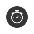 Chronometer timer isolated icon. Modern flat style Royalty Free Stock Photo