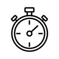 Chronometer Vector icon which can easily modify or edit Royalty Free Stock Photo