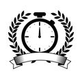 chronometer watch emblem icon