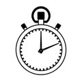 Chronometer watch isolated icon