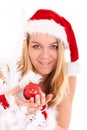 Chrsitmas woman Royalty Free Stock Photo