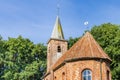 Chruch and cemetry Marum the Netherlands Royalty Free Stock Photo