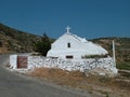 Chruch on Island of Amorgos Royalty Free Stock Photo