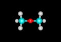Chrysene molecular structure on black background Royalty Free Stock Photo