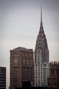 The Chrysler building on a cloudy day in New York Royalty Free Stock Photo