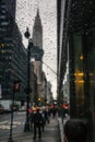 Chrysler Building on an overcast evening Royalty Free Stock Photo