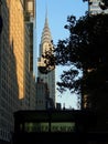 Chrysler building seen from Bryant Park