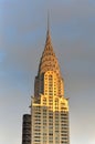 Chrysler Building at sunset, New York City Royalty Free Stock Photo