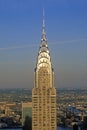 Chrysler Building at sunset, New York City, NY Royalty Free Stock Photo