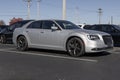 Chrysler 300 display at a dealership. Chrysler offers the 300 in Touring, Touring L, S and C models Royalty Free Stock Photo