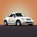 Chrysler Pt Cruiser White Silhouette Image Design Project