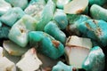 chrysoprase mineral texture Royalty Free Stock Photo