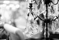 Chrystal chandelier close up Royalty Free Stock Photo