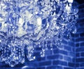 Chrystal chandelier close up Royalty Free Stock Photo