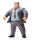 A chubby chinese businessman action figure