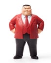 A chubby chinese businessman action figure