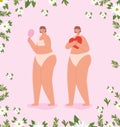 chubby girls pair